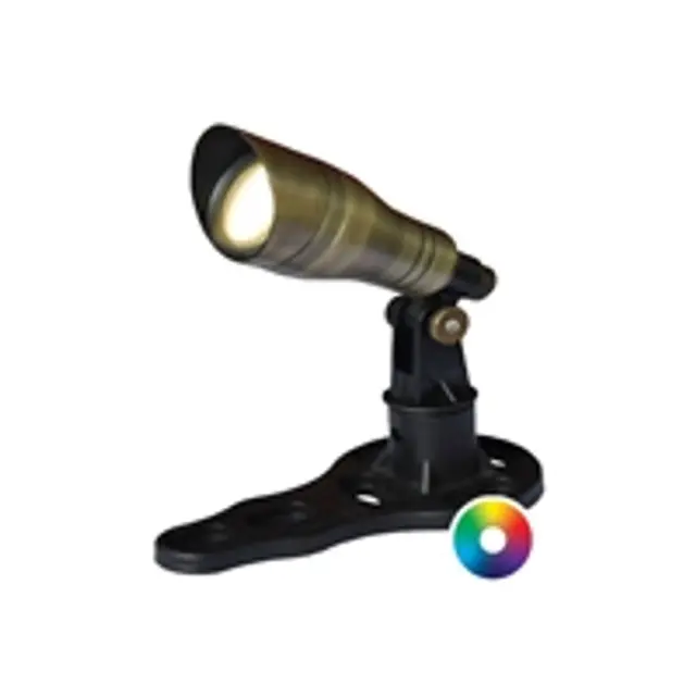 Anjon Manufacturing 3-Watt Color Changing Brass Light