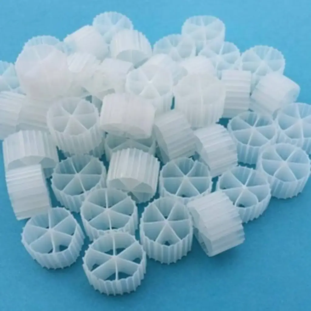 Anjon Manufacturing 0.63” x 0.4” Bio Comb Fluidized Bed Bio Media - 1 Cubic Foot