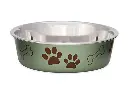 Loving Pet Metallic Bella Bowl X-Large- Artichoke