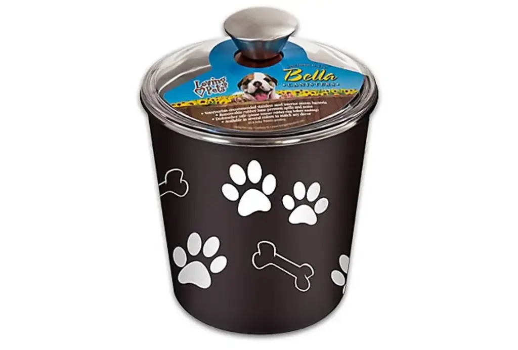 Loving Pet Bella Bowl Canister- Espresso