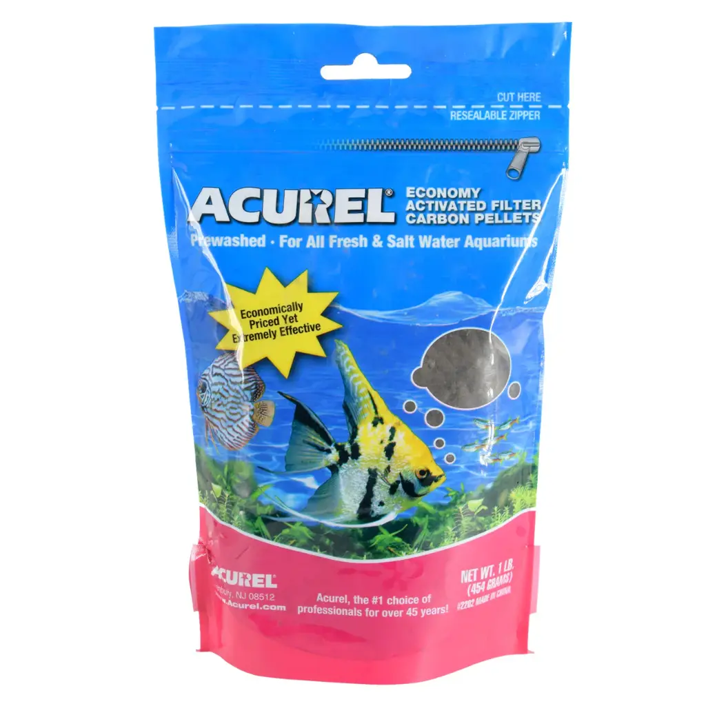 Acurel 1lb Economy Carbon Pellets stand up pouch