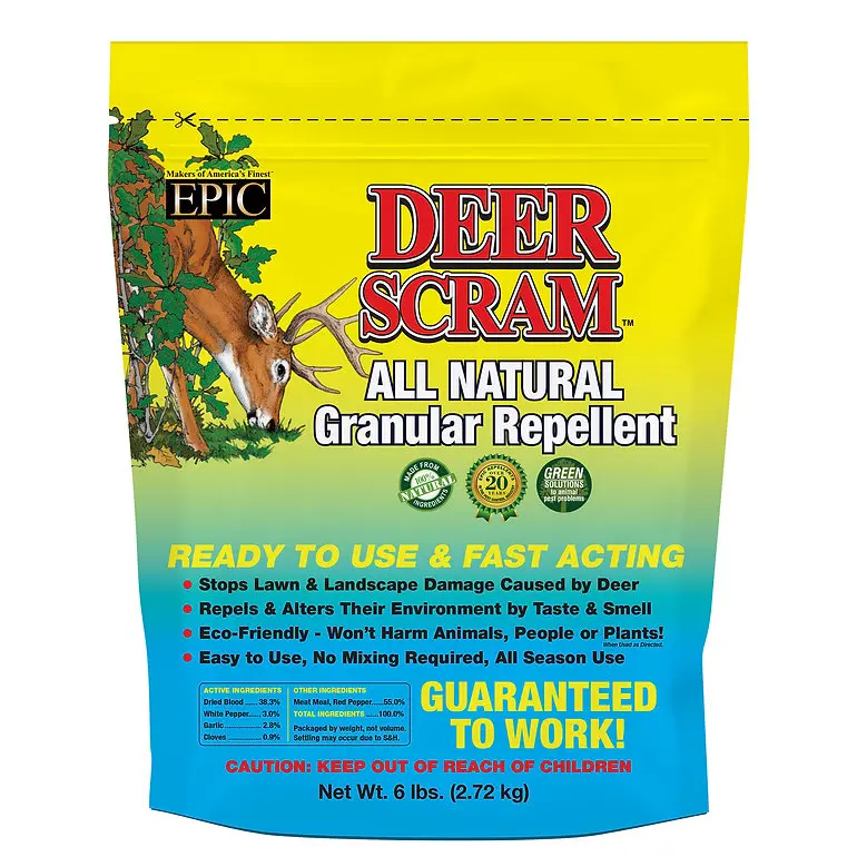 Epic Repellents 6.0  LB Deer Scram Resealable Bag