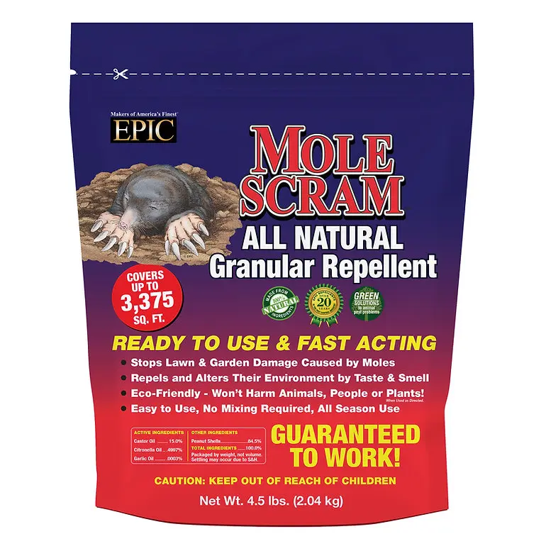 Epic Repellents 4.5 LB Mole Scram Resealable Bag