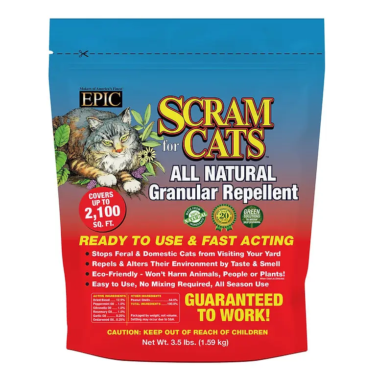 Epic Repellents 3.5 LB Scram for Cat Resealable Bag