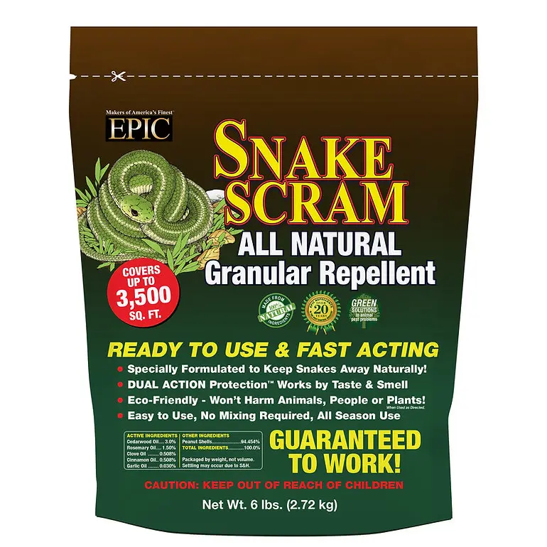 Epic Repellents 6 LB Snake Scram Resealable Bag