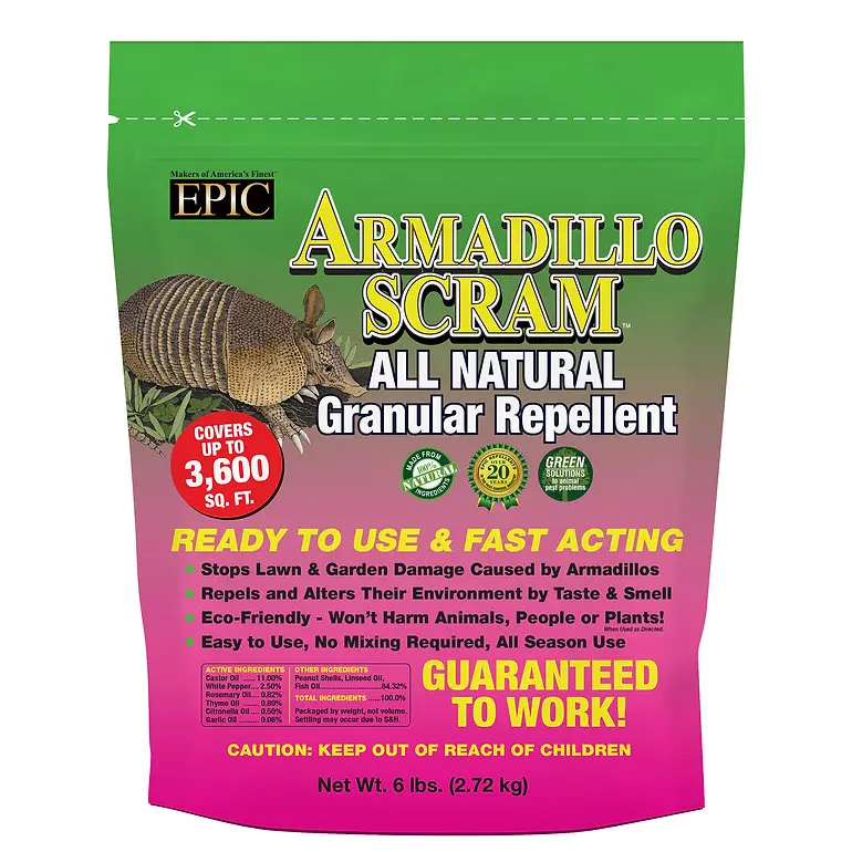 Epic Repellents  6 Lb. Armadillo Scram Resealable Bag