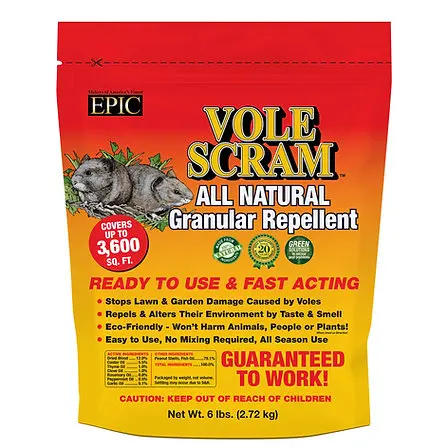 Epic Repellents 6 Lb. Vole Scram Resealable Bag 