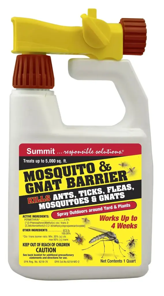 Summit MOSQUITO & GNAT BARRIER-Hose End Spray Bottle-Quart