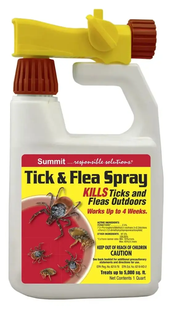 Summit TICK & FLEA SPRAY - Hose End Spray Bottle - quart