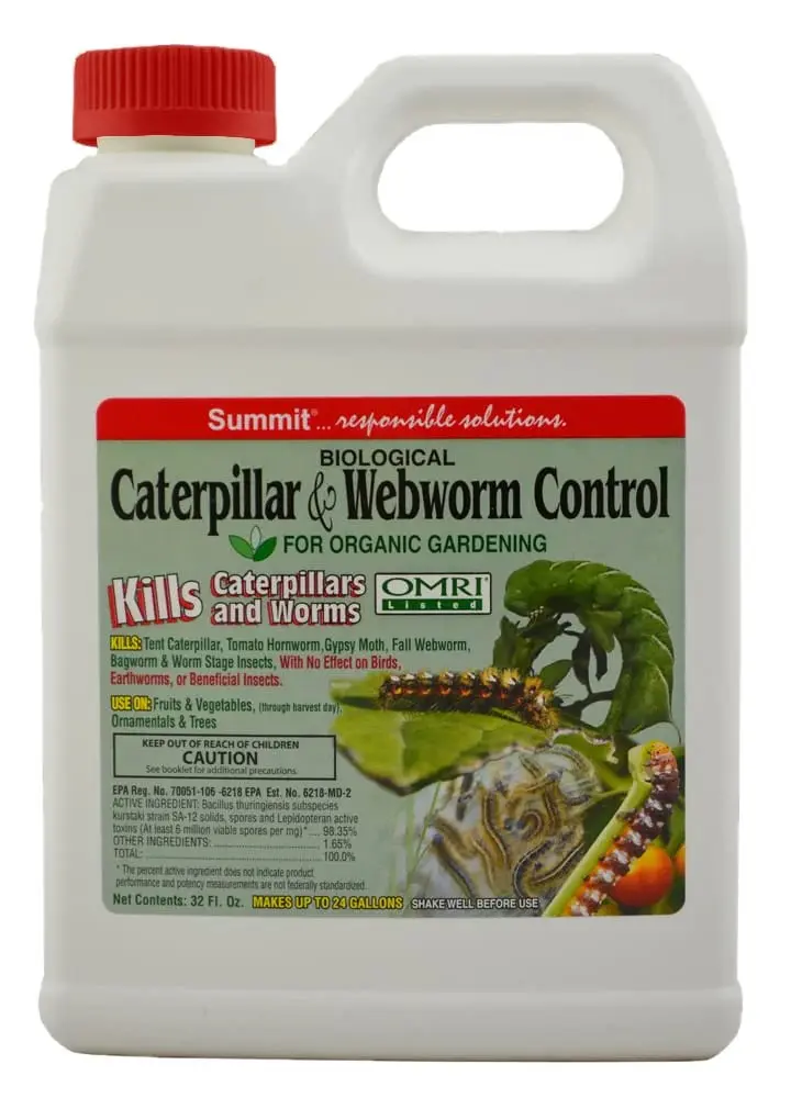 Summit Biological Caterpillar & Webworm Control-Qt.