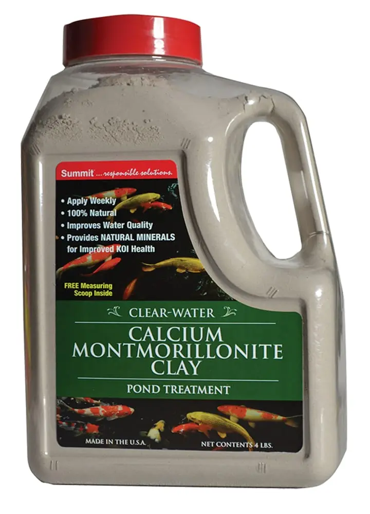 DISCONTINUED_ Summit CLEAR-WATER CALCIUM/MONTMORILLONITE POND CLAY - 4lb.    USE SUM140 