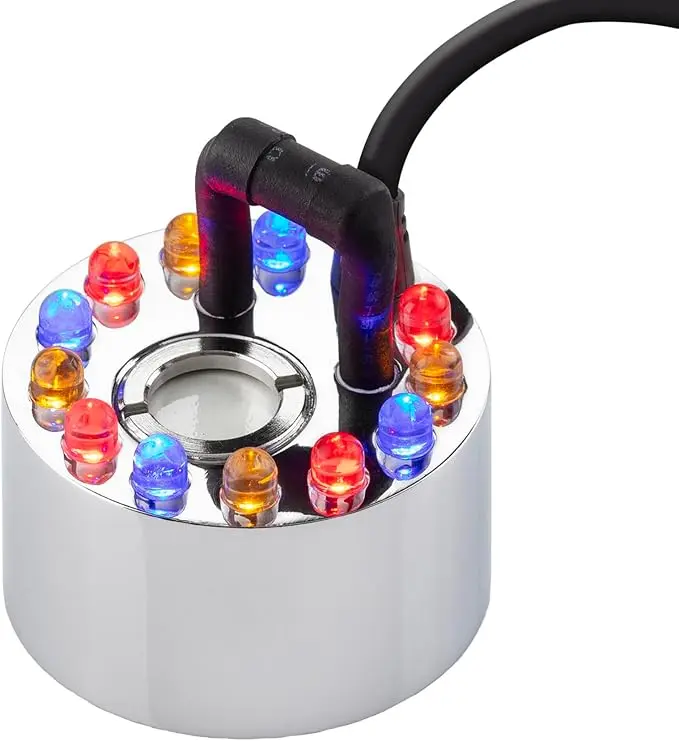 Alpine Single Jet Fogger with 12 LED Lights with Transformer