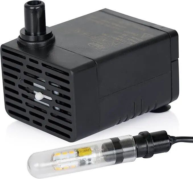Alpine Power Head Pump 120 GPH with 10W Halogen Light