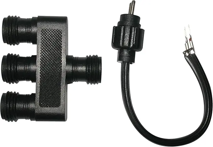 Alpine 3-way Socket Connection with 7" Connection Cord