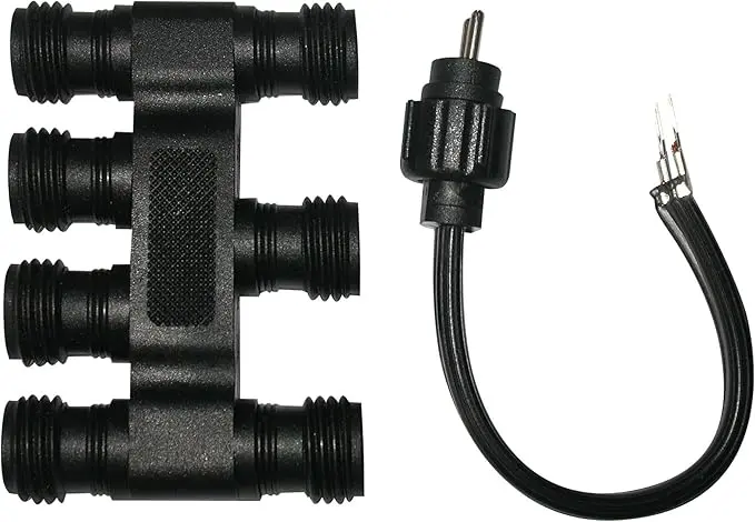 Alpine 6-way Socket Connection with 7" Connection Cord