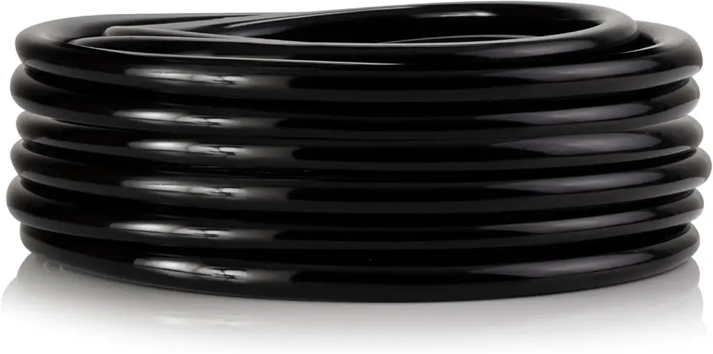 Alpine  1" I.D. x 1-1/4" O.D.x 1/8" Wall PVC Black Tubing x 100' Coil