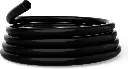 Alpine 1-1/4" I.D.x1-1/2" O.Dx1/8" Wall PVC Black Tubing x 50' Coil