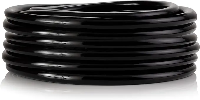 Alpine 1/4" I.D. x 3/8" O.D.x 1/16" Wall PVC BlackTubingx 100'Coil