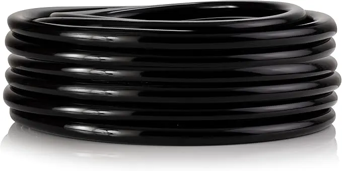 Alpine  3/8" I.D.x 1/2" O.D. x 1/16" Wall PVC Black Tubing x100' Coil