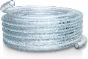 Alpine  5/8" I.D. x 0.891" O.D. PVC Clear Braided Tubing x 100' Coil