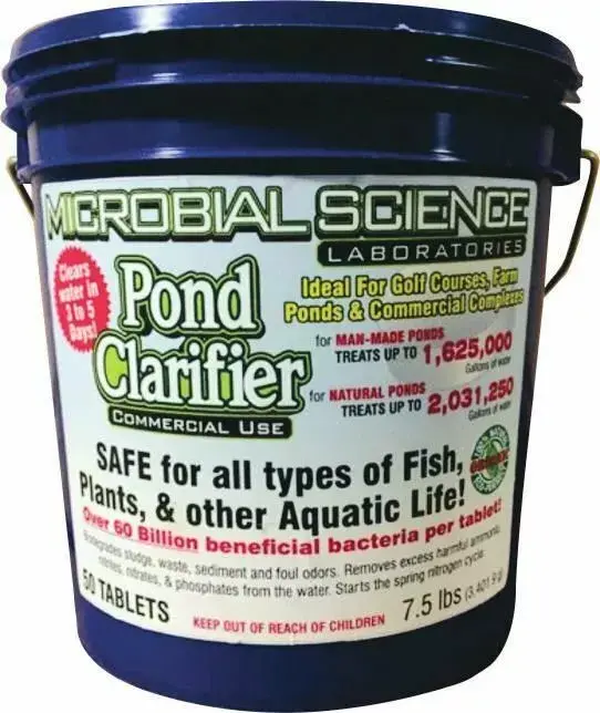 Microbial Science Pond Clarifier 48 Tablet Pail