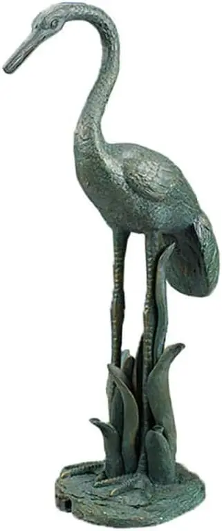Discontinued AQUASCAPE STANDING CRANE SPITTER