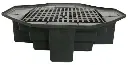 Easy Pro 48" lightweight basin with bench grating (Eco-Series)