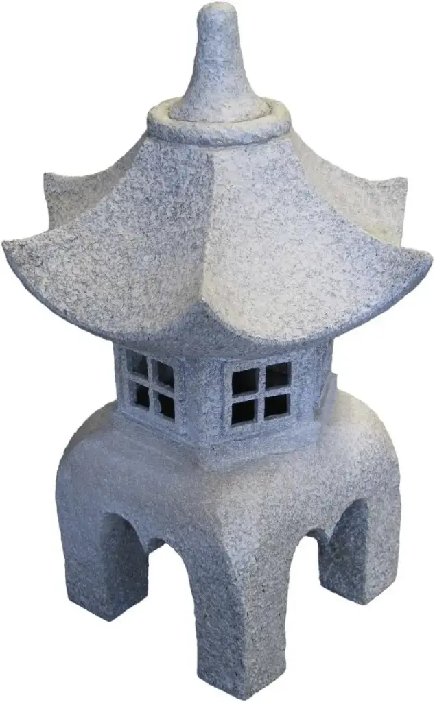 Easy Pro White Japanese Lantern 11" dia x 17" tall; Resin