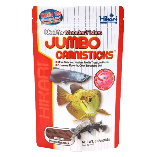 HIKARI JUMBO CARNISTICKS 6.37 OZ.