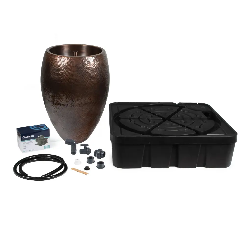 ATLANTIC 40" AURA VASE KIT - ANTIQUE BRASS