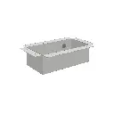 ATLANTIC 4' X 2' FLEX HARDSCAPE BASIN - GREY (ATFF4216G)