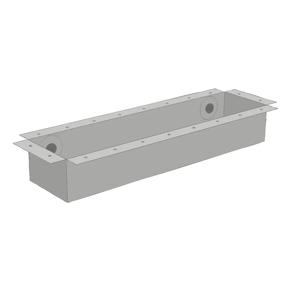 ATLANTIC 8' X 2' FLEX HARDSCAPE BASIN - GREY (ATFF8216G)