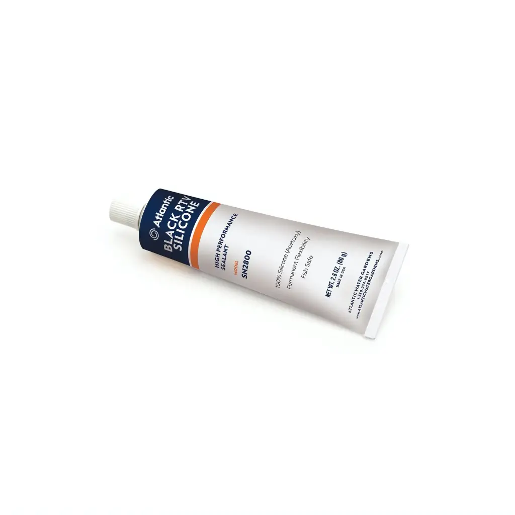 ATLANTIC BLACK RTV SILICONE - 2.8 OZ 