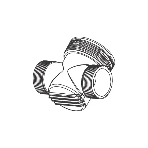 [AQS95116] AQUASCAPE ULTRAKLEAR TEE FITTING