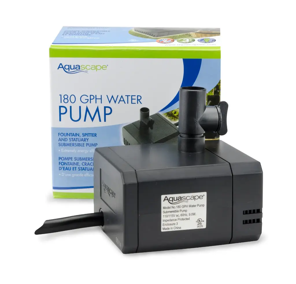 [AQS91025] AQUASCAPE 180 GPH WATER PUMP