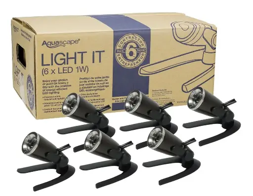 [AQS84045] AQUASCAPE SPOTLIGHT - 1-WATT - 6-PACK