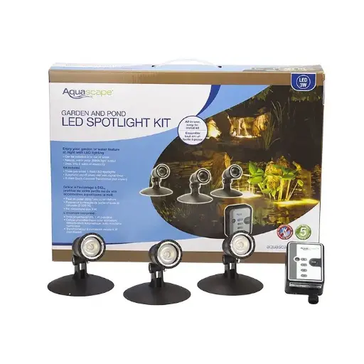 [AQS84030] AQUASCAPE 3-LIGHT SPOTLIGHT KIT