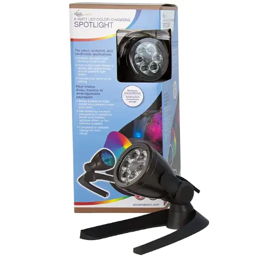 [AQS84060] AQUASCAPE COLOR-CHANGING SPOTLIGHT - 8-WATT