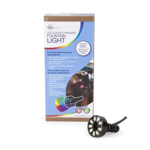 [AQS84072] AQUASCAPE COLOR-CHANGING FOUNTAIN LIGHT