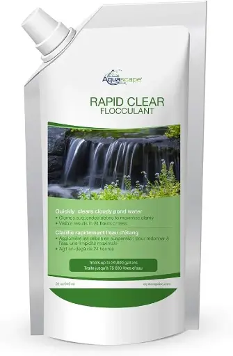 [AQS40006] AQUASCAPE RAPID CLEAR FLOCCULANT - REFILL POUCH 32 OZ / 946 ML