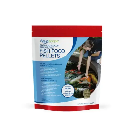 [AQS98873] AQUASCAPE PREMIUM COLOR ENHANCING FISH FOOD-SMALL PELLETS - 1.1 LB / 500 G