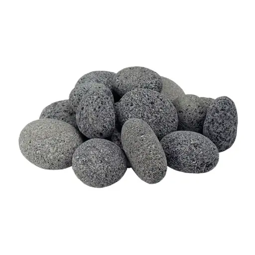 [AQS78318] AQUASCAPE MIXED TUMBLED LAVA STONE - 50 LB / 22.7 KG