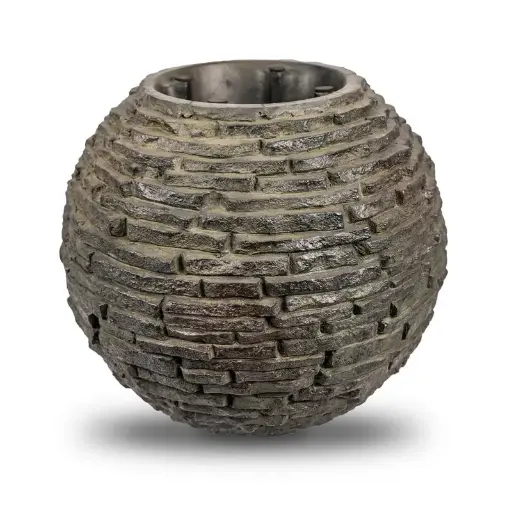 [AQS78358] AQUASCAPE STACKED SLATE SPHERE - 18" DIA (46 CM)