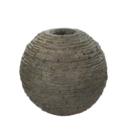 [AQS78288] AQUASCAPE STACKED SLATE SPHERE - 32" DIA (81 CM)