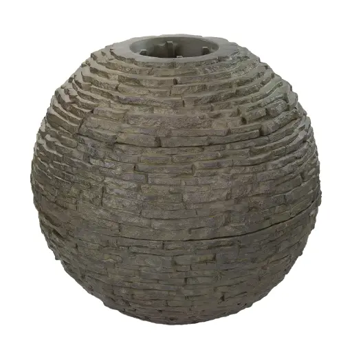 [AQS78289] AQUASCAPE STACKED SLATE SPHERE - 40" DIA (102 CM)