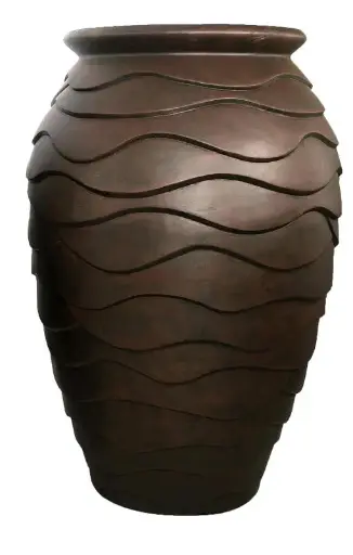 [AQS78240] AQUASCAPE SCALLOPED URN - 56" H (142 CM)