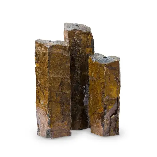 [AQS58062] AQUASCAPE NATURAL MONGOLIAN BASALT COLUMNS SET OF 3