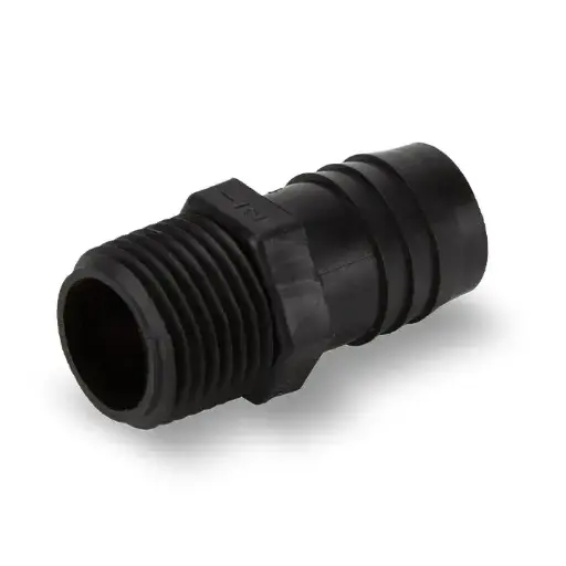 [AQS99150] AQUASCAPE MALE ADAPTER 1/2" MPT X 3/4" BARB