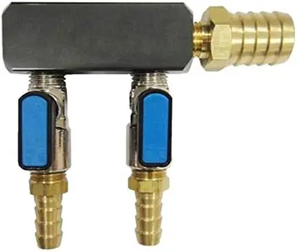 [MTSC2-12] Matala 2 Valve Heavy Duty Air Manifold (1/2" Barb)