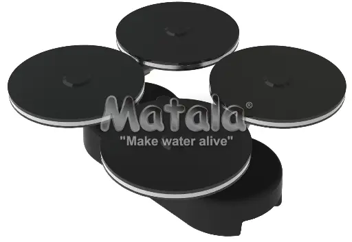 [MTMDB24-12] Matala 4 x 12" Air Disc Diffuser with Double Base